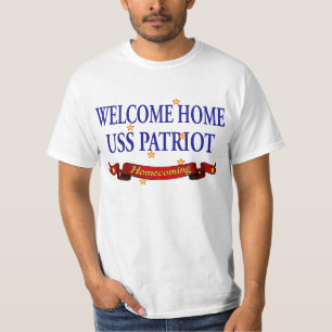 Willkommener Patriot des Zuhause-USS T-Shirt