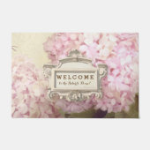 Willkommener personalisierter Vintager Fußmatte (Vorderseite)