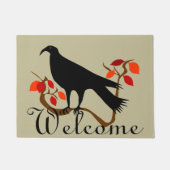 Willkommener Rabe Fußmatte (Vorderseite)