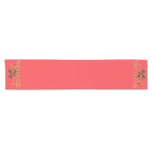 Willkommener Weihnachtsgast  Kurzer Tischläufer (Horizontal)