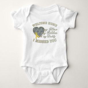 Willkommener Zuhause-Vati Baby Strampler