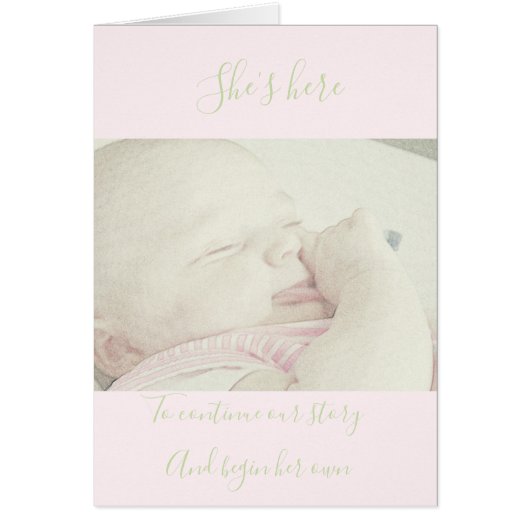 Willkommenes Baby (Vorne)