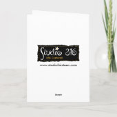 Willkommenes Baby Ankündigung (Rückseite)