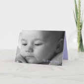 Willkommenes Baby Ankündigung (Vorderseite)