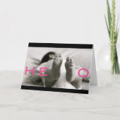 willkommenes Baby! Karte (Vorderseite)