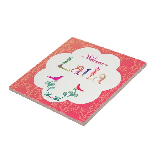 Willkommenes Baby Laila:. Fliese (Seite)