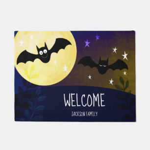 Willkommenes Halloween schlägt kundenspezifische Fußmatte