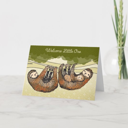 Willkommenes kleines - Trägheiten mit Baby - neues Ankündigung (Vorderseite)