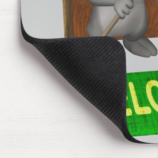 Willkommenes Mousepad (Ecke)
