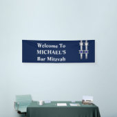 Willkommenes Plakat Bar mitzvah Jungen Banner (Messeveranstaltung)