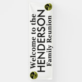 Willkommenes Zeichen für das Familien-Wiedersehen Banner (Vertikal)