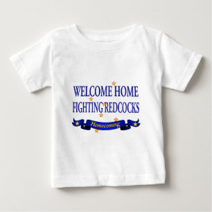 Willkommenes Zuhause, das Redcocks kämpft Baby T-shirt