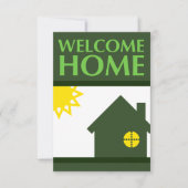 willkommenes Zuhause (Formen) Einladung (Vorderseite)