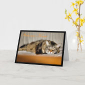 Willkommenes Zuhause. Froh sind Sie Zuhause Karte (Gelbe Blume)