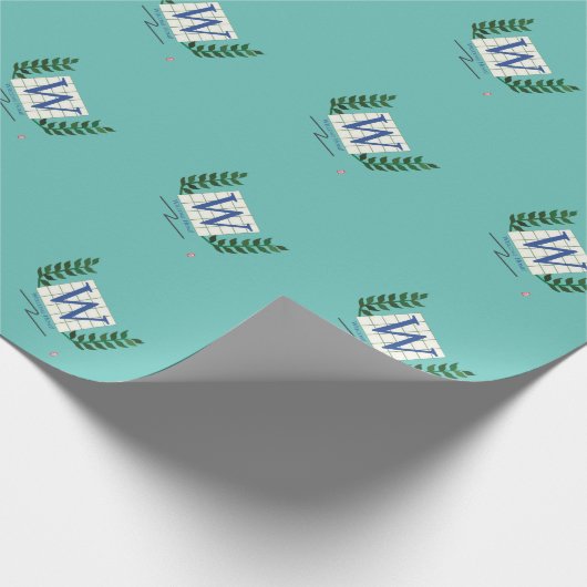 Willkommenes Zuhause Geschenkpapier (Ecke)