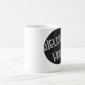 Willkommenes Zuhause Kaffeetasse (Mittel)