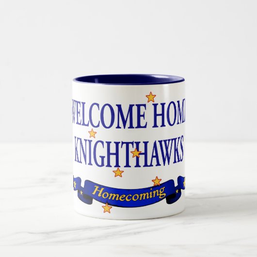 Willkommenes Zuhause Knighthawks Zweifarbige Tasse (Mittel)