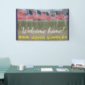 Willkommenes Zuhause-Militärfahne #2 Banner (Messeveranstaltung)