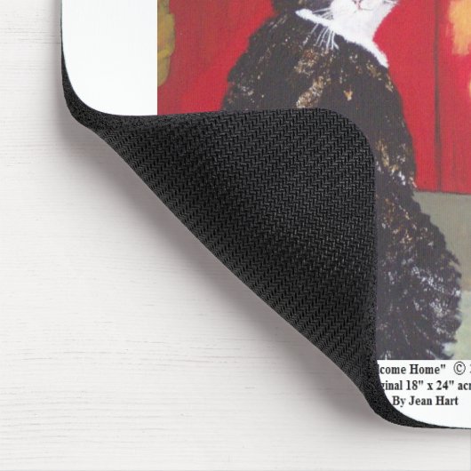 Willkommenes Zuhause Mousepad (Ecke)