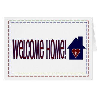 Willkommenes Zuhause! - Rot, Weiß u. Blau