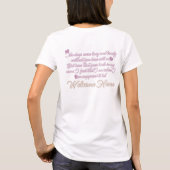 Willkommenes Zuhause sein sollen T-Shirt (Rückseite)