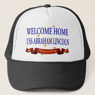 Willkommenes Zuhause USS Abraham Lincoln Truckerkappe