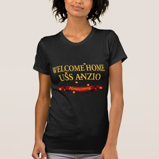 Willkommenes Zuhause USS Anzio T-Shirt (Vorderseite)