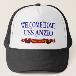 Willkommenes Zuhause USS Anzio Truckerkappe