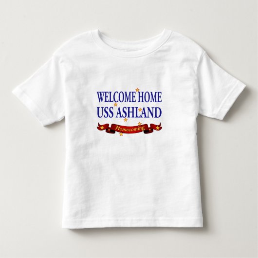 Willkommenes Zuhause USS Ashland Kleinkind T-shirt (Vorderseite)