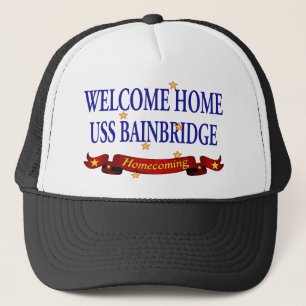 Willkommenes Zuhause USS Bainbridge Truckerkappe