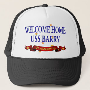 Willkommenes Zuhause USS Barry Truckerkappe