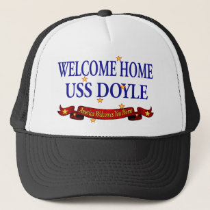 Willkommenes Zuhause USS Doyle Truckerkappe