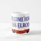Willkommenes Zuhause USS Elrod Kaffeetasse (Mittel)