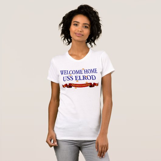 Willkommenes Zuhause USS Elrod T-Shirt (Vorne ganz)