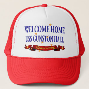 Willkommenes Zuhause USS Gunston Hall Truckerkappe