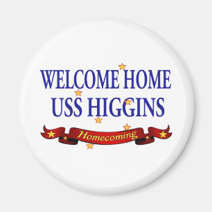 Willkommenes Zuhause USS Higgins Magnet