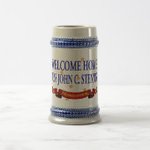 Willkommenes Zuhause USS John C. Stennis Bierglas (Mittel)