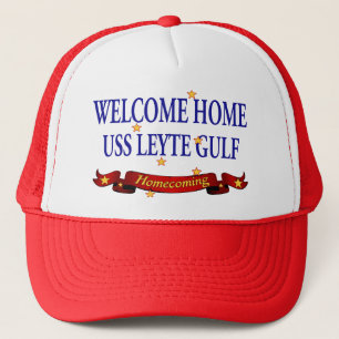 Willkommenes Zuhause USS Leyte Gulf Truckerkappe