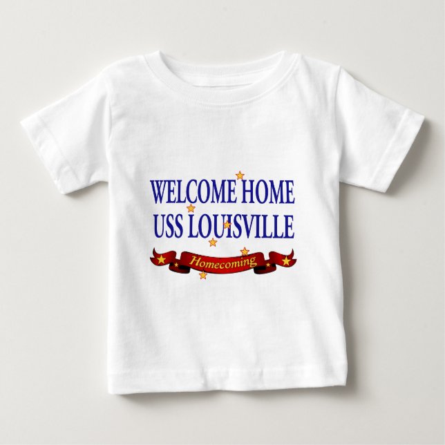 Willkommenes Zuhause USS Louisville Baby T-shirt (Vorderseite)