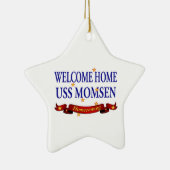 Willkommenes Zuhause USS Momsen Keramik Ornament (Rechts)