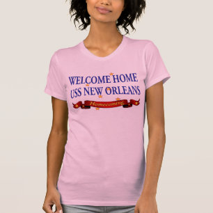 Willkommenes Zuhause USS New Orleans T-Shirt