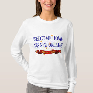 Willkommenes Zuhause USS New Orleans T-Shirt