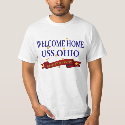 Willkommenes Zuhause USS Ohio T-Shirt (Vorderseite)