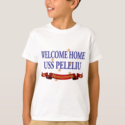Willkommenes Zuhause USS Peleliu T-Shirt (Vorderseite)