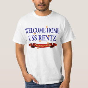 Willkommenes Zuhause USS Rentz T-Shirt