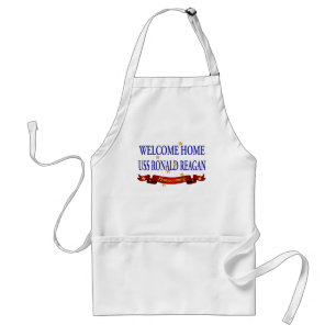 Willkommenes Zuhause USS Ronald Reagan Schürze