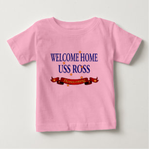Willkommenes Zuhause USS Ross Baby T-shirt
