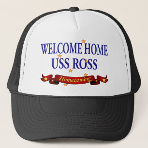 Willkommenes Zuhause USS Ross Truckerkappe
