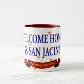 Willkommenes Zuhause USS San Jacinto Zweifarbige Tasse (Mittel)