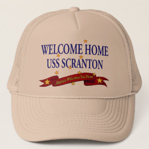 Willkommenes Zuhause USS Scranton Truckerkappe